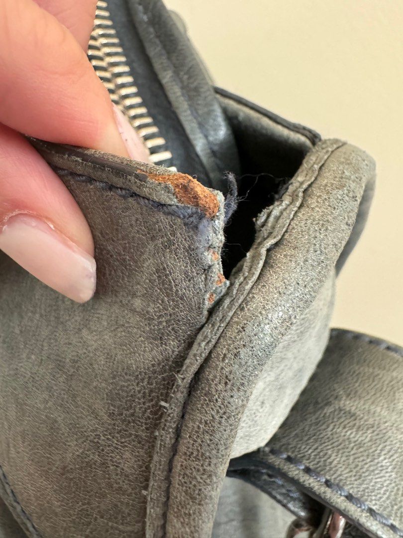 Balenciaga City Bag in Anthracite Grey with Silver Giant Hardware