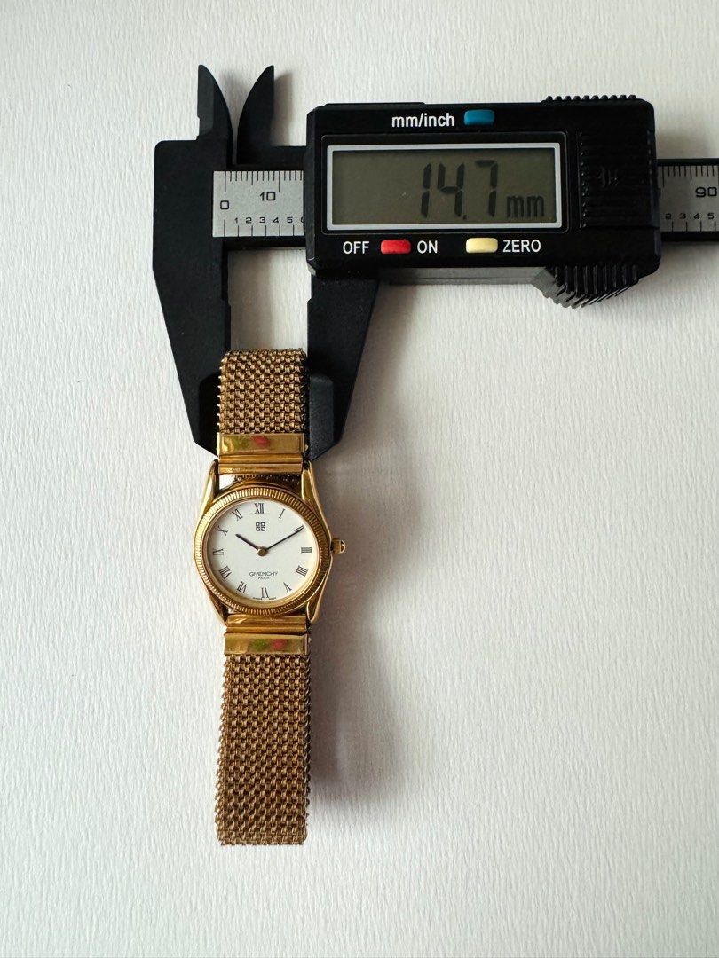 GIVENCHY Vintage Gold-Tone Mesh Bracelet Ladies Watch (Super RARE!)