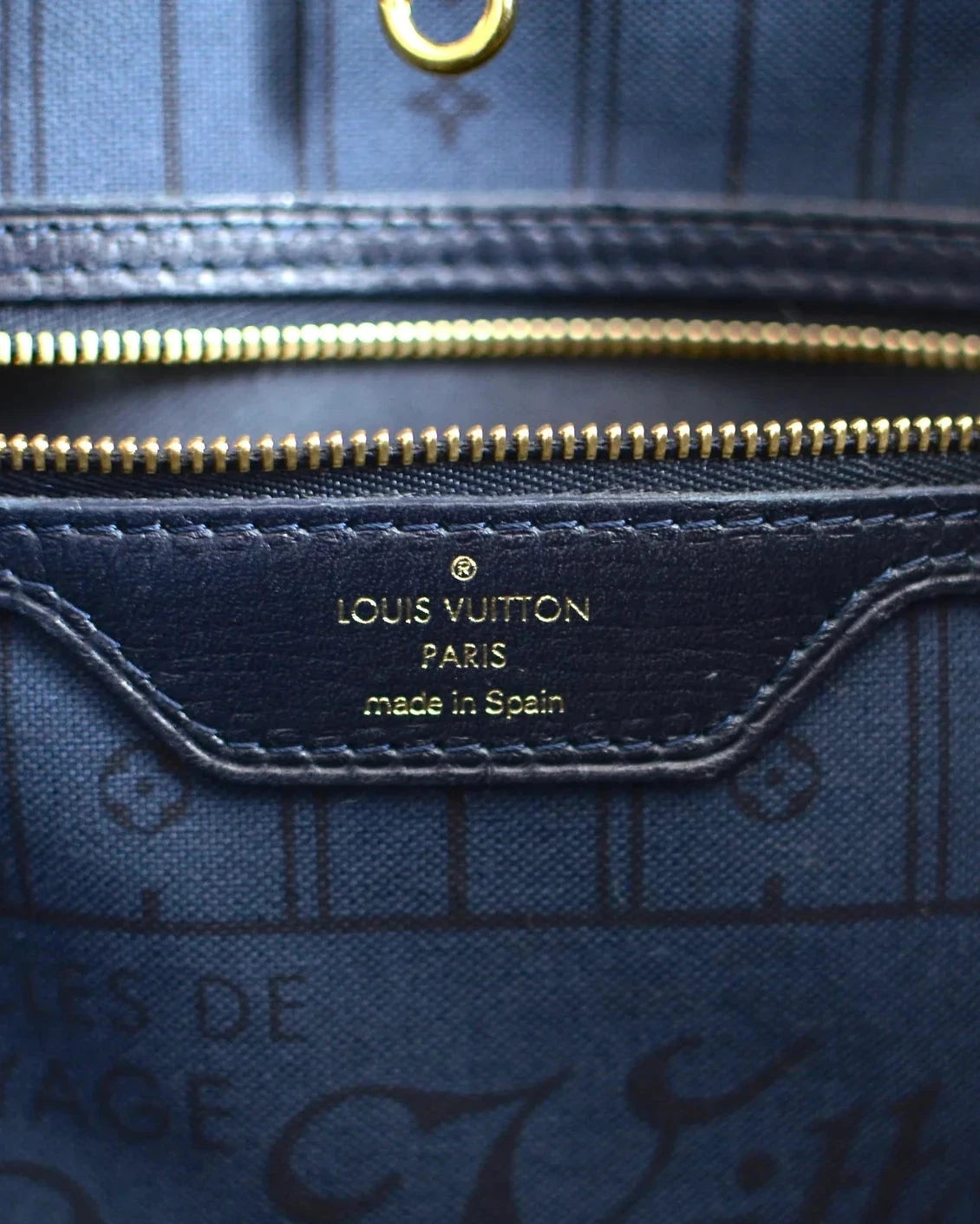 LOUIS VUITTON Monogram Idylle Neverfull MM - Encre