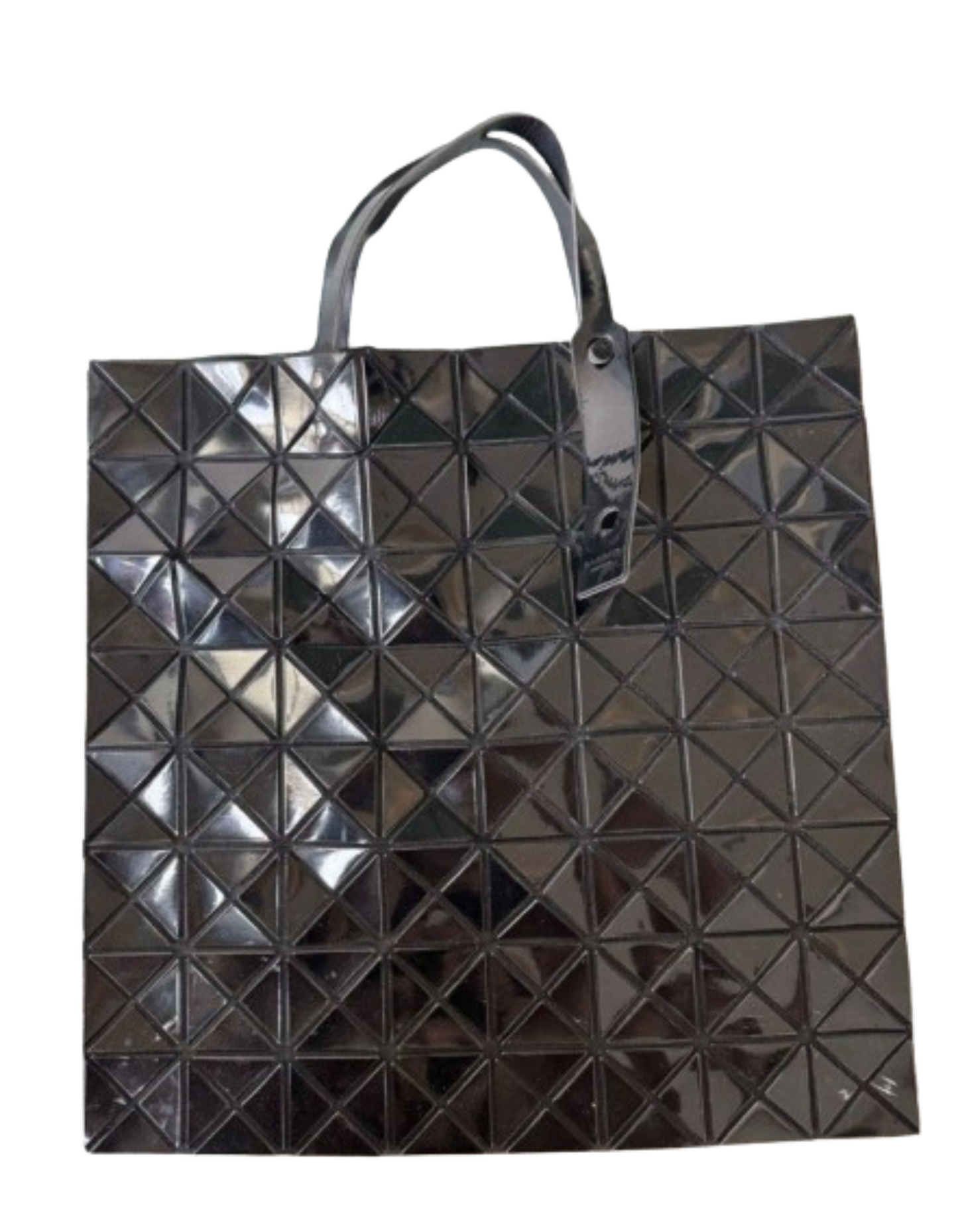 BAOBAO by Issey Miyake Black Large Prism Tote Bag