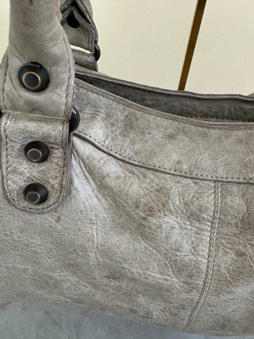 Balenciaga Part Time Bag in Galet Gray with Regular Hardware