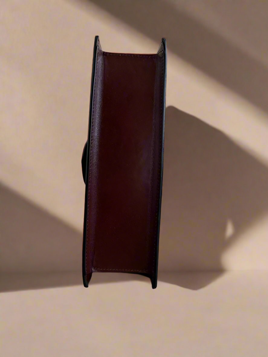 JACQUEMUS Le Grand Bambino Crossbody Bag in Brown Calf Leather