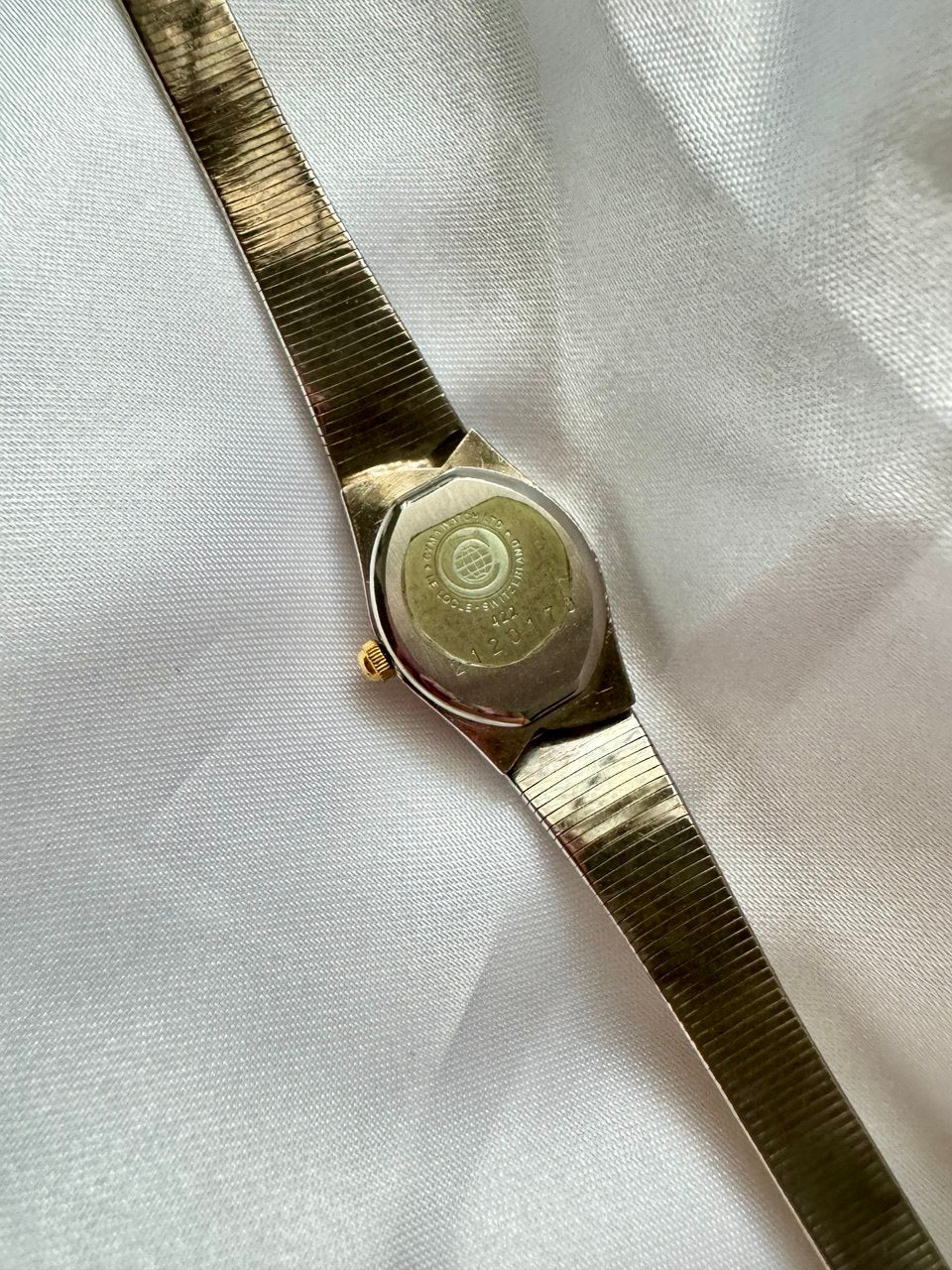 CYMA Golden Sun Vintage Gold Swirl Ladies Quartz Watch