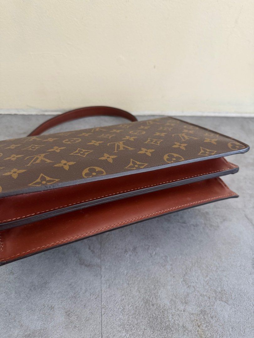 LOUIS VUITTON Vintage Concorde Monogram Top Handle Bag