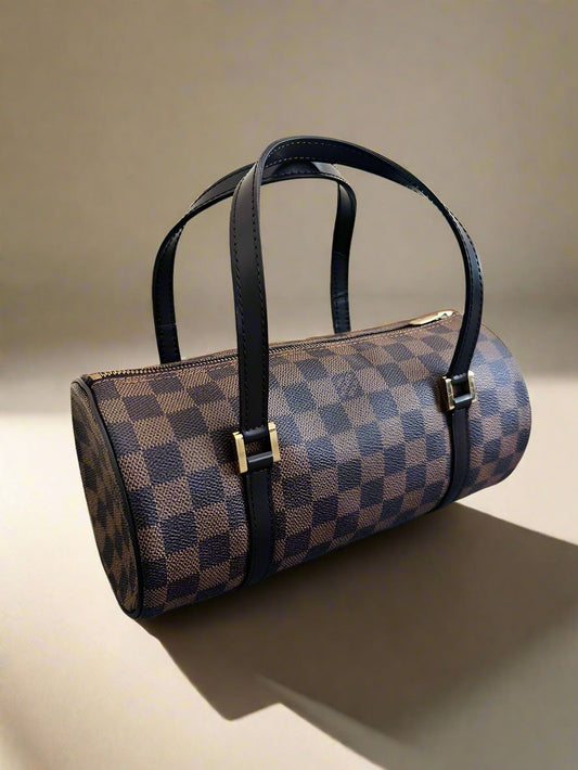 LOUIS VUITTON Papillon Ebene Damier 26 Bag (Vintage)