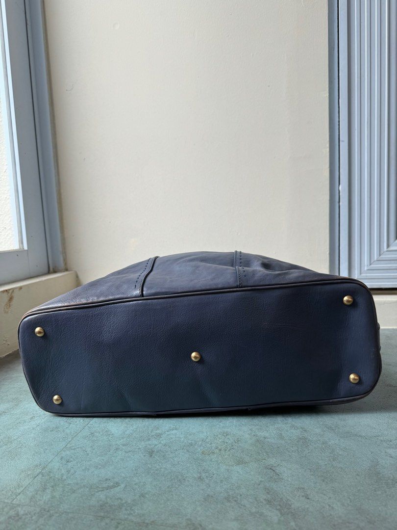 YSL Yves Saint Laurent Muse Large bag Blue Grey GHW